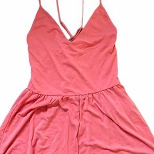 Coral comfy romper